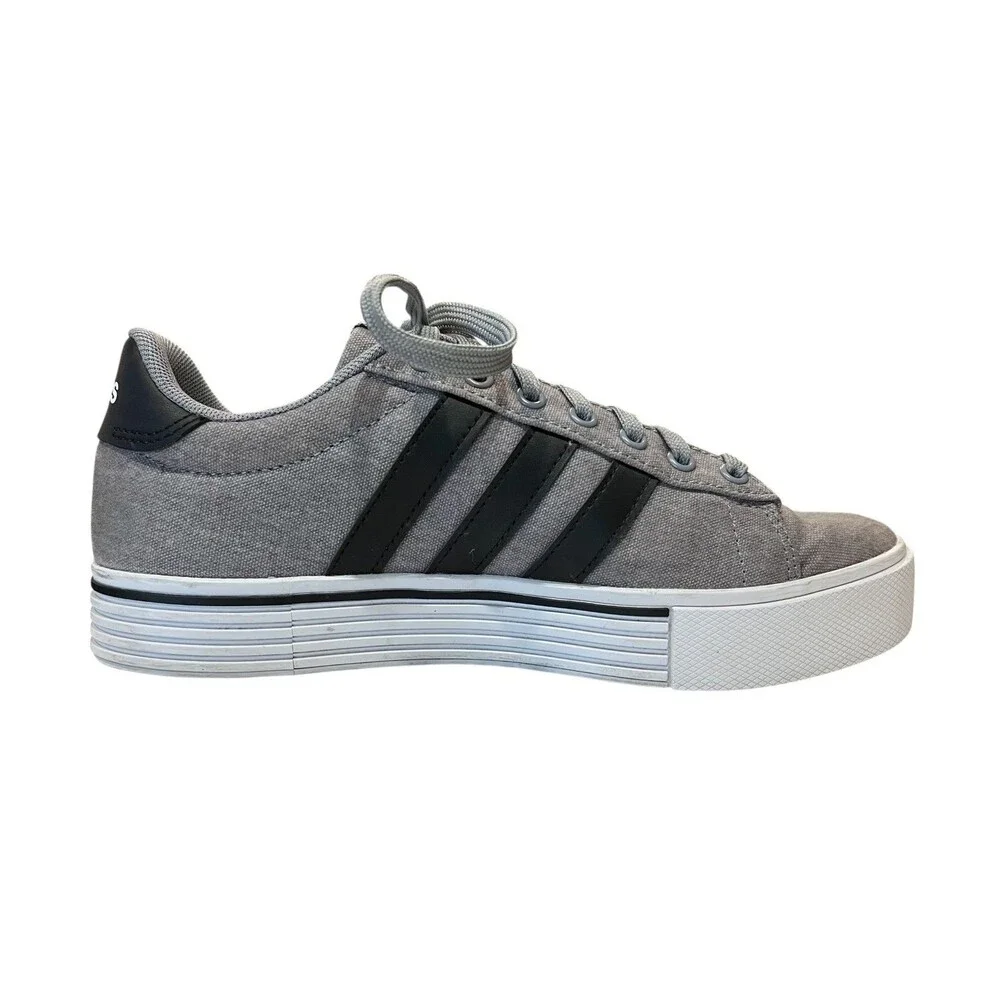 Adidas Unisex Youth Oxford Skate Sneaker Trainer Shoe Size 6 Gray & Black EUC